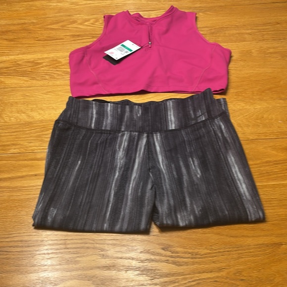 Women's Nike Pink and Black Activewear Set - Picture 3 of 4